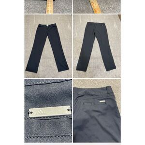 Adidas womens sports chino pants sz 14  high rise black outdoor trousers